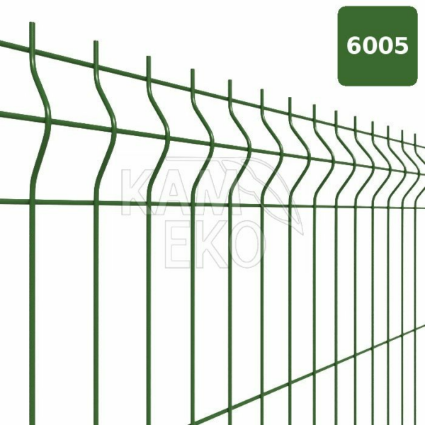 panel ogrodzeniowy 3D zielony
